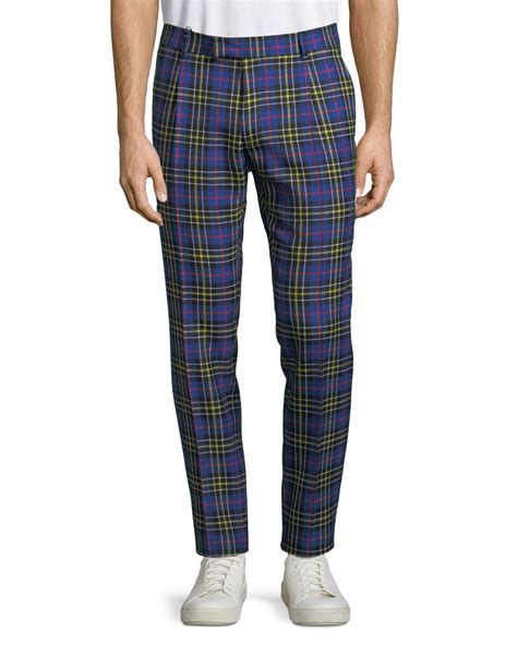 fake burberry plaid pants|burberry flannel outfit men.